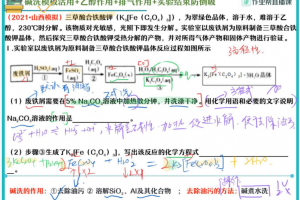 2021作业帮高三化学林凯翔春季讲义和课堂笔记